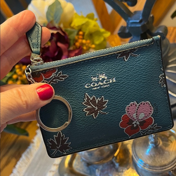 Coach | Accessories | Coach F2555 Mini Skinny Id Case Signature Leather ...